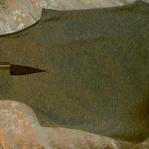 Banana republic sleeveless zip up the back I love shirt. Size medium color black